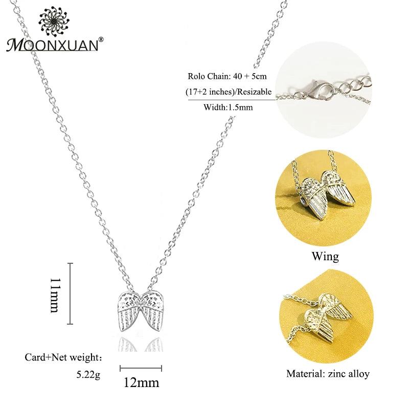 Watch Over Me Wings Necklace