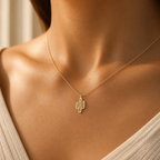 Beyond the Horizon Cactus Necklace — on figure scale [autogen-pdp]