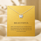 Free Spirit Butterfly Necklace — Silver — Bronze [autogen]
