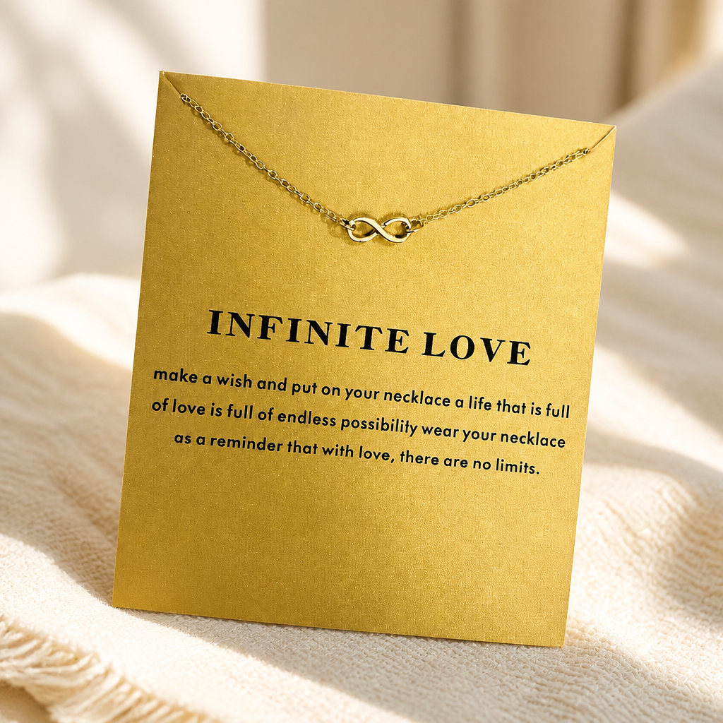 Forever Infinity Necklace — Gold — Bronze [autogen]