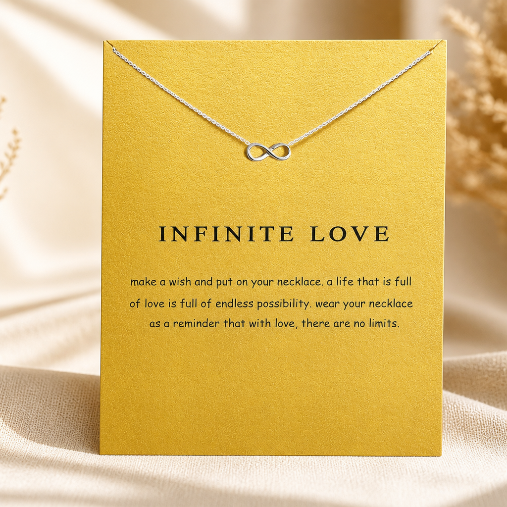 Forever Infinity Necklace — Silver — Bronze [autogen]