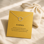 Full Circle Karma Necklace — editorial flatlay [autogen-pdp]