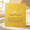 Going Places Compass Necklace — Silver — Bronze [autogen]