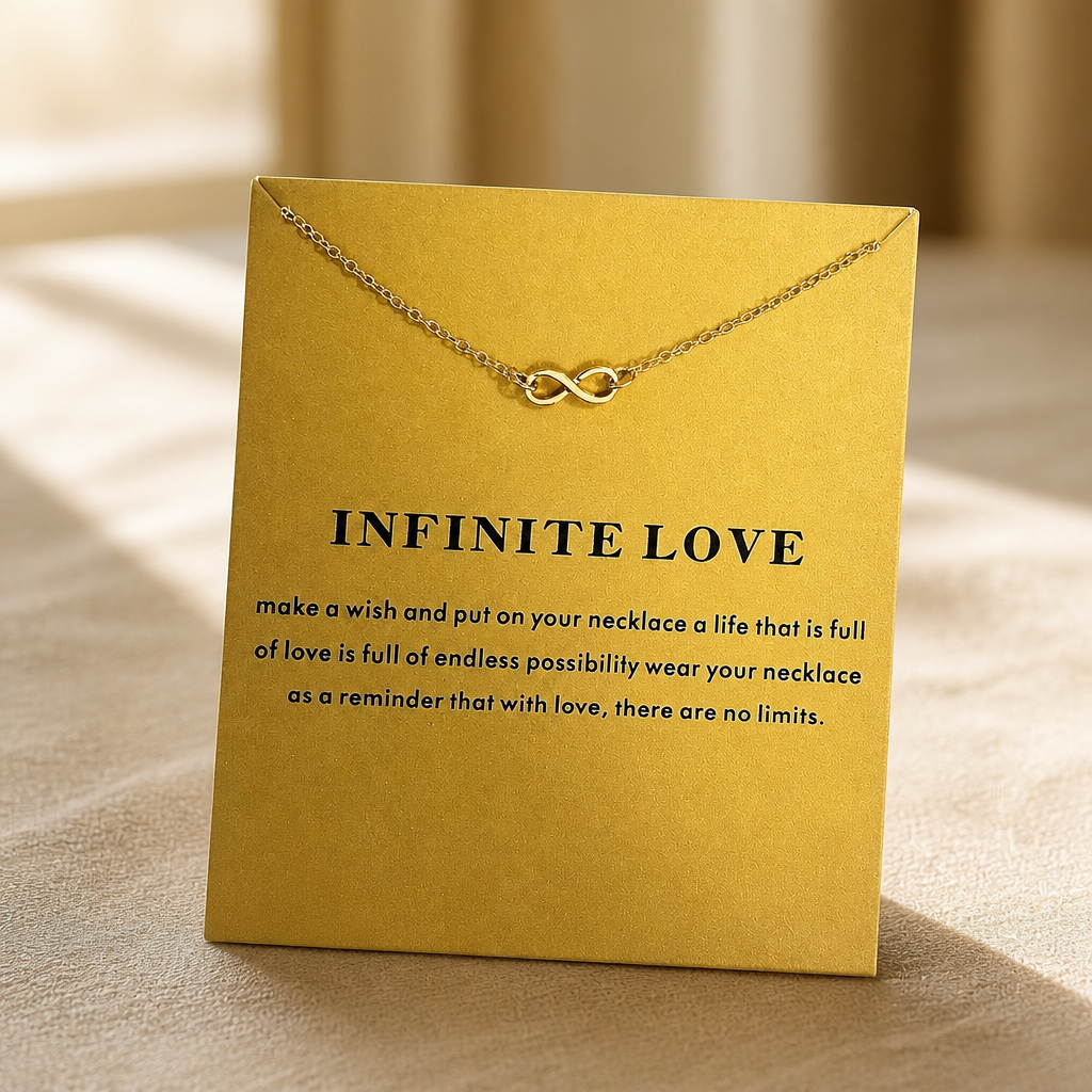 Infinite Love Necklace — Gold — Bronze [autogen]