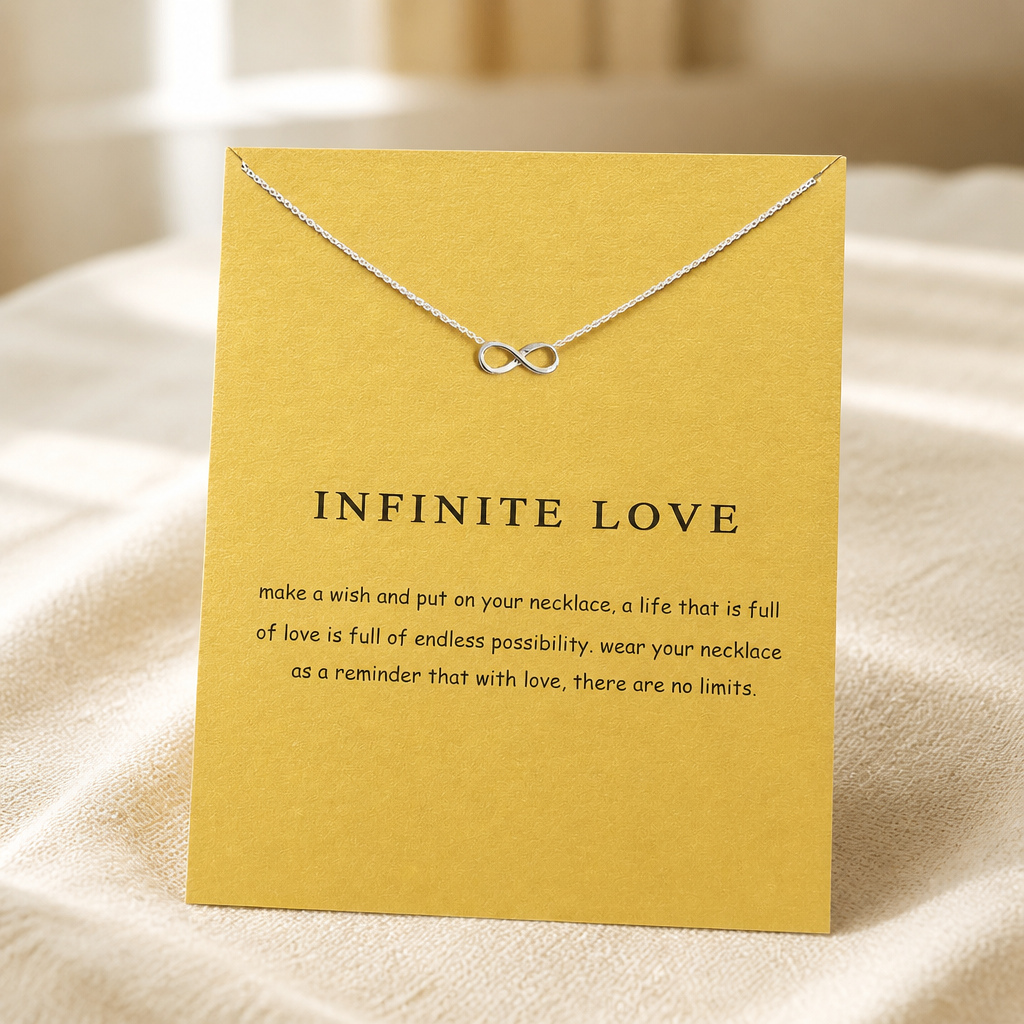 Infinite Love Necklace — Silver — Bronze [autogen]