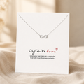 Infinite Love Necklace — Silver — White [autogen]