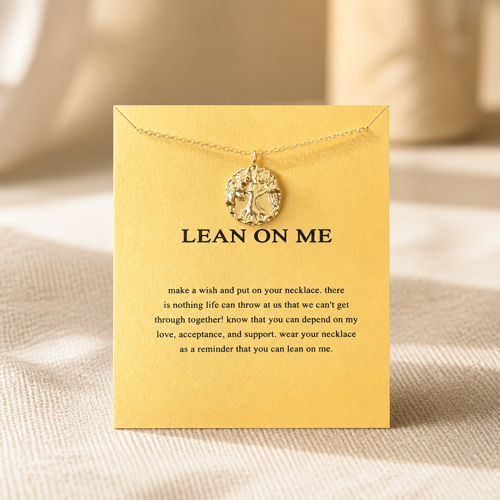 Legacy Tree Medallion Necklace — Gold — Bronze [autogen]