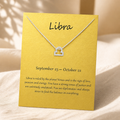 Libra Zodiac Necklace — Silver — Bronze [autogen]