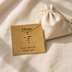 Hold Onto Hope Cross Necklace — editorial flatlay [autogen-pdp]