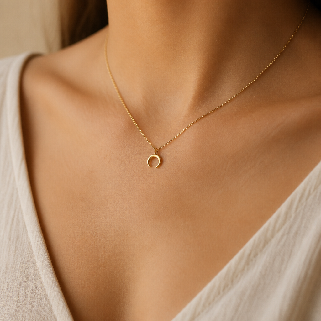 Moonlit Wonder Moon Necklace — on figure scale [autogen-pdp]