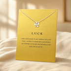 Lucky Charm Clover Necklace — Silver — Bronze [autogen]