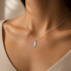 Always Beside You Angel Wing Necklace — on figure scale [autogen-pdp]