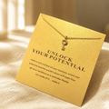 Open Doors Key Necklace — Gold — Bronze [autogen]