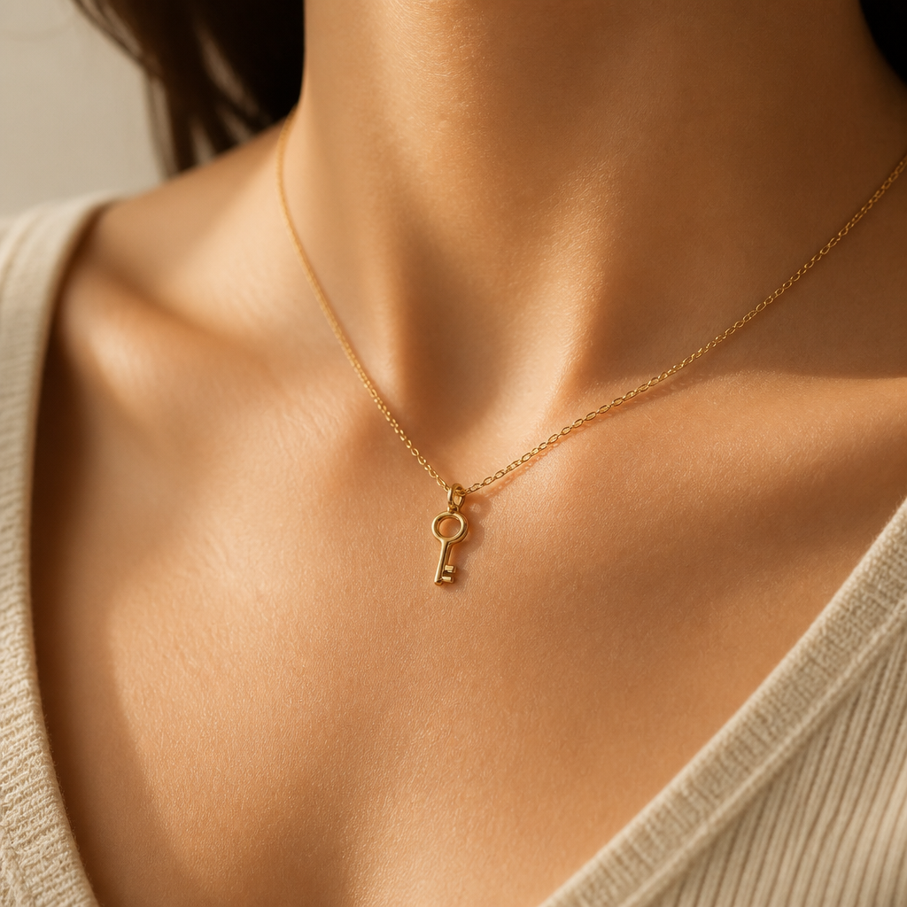 Open Doors Key Necklace — on figure scale [autogen-pdp]