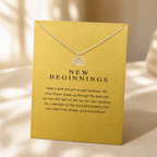 New Beginnings Lotus Necklace — Silver — Bronze [autogen]
