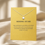 Rising Star Pentagram Necklace — Silver — Bronze [autogen]