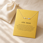 Aim High Arrow Necklace — editorial flatlay [autogen-pdp]
