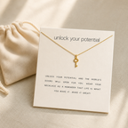 Unlock the Day Key Necklace — editorial flatlay [autogen-pdp]
