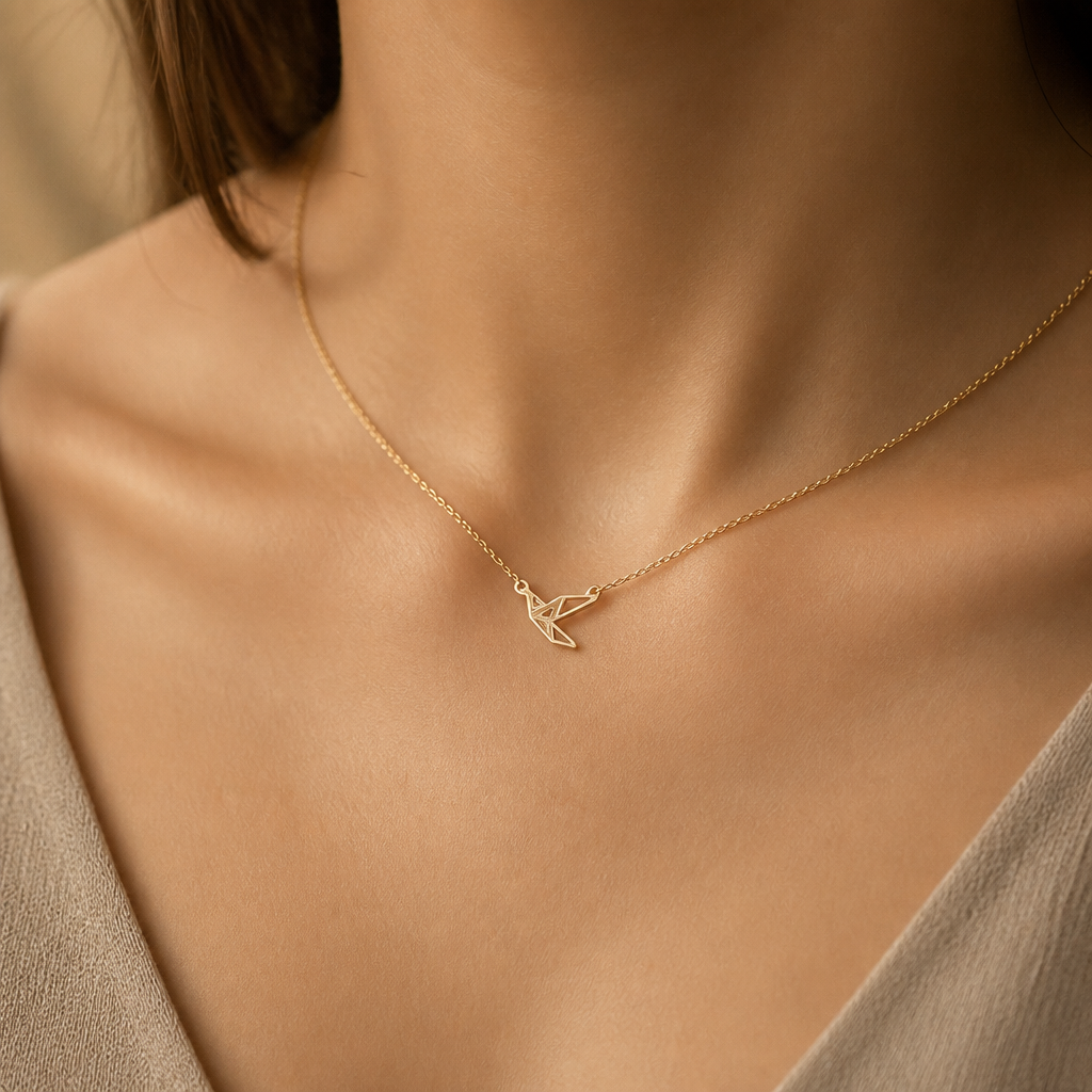 Whispers Flight Necklace — on figure scale [autogen-pdp]