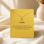 Wish Big Wishbone Necklace — Gold — Bronze [autogen]